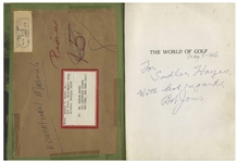 Bobby Jones Signed ''The World of Golf''